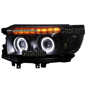 Faros Delanteros LED Personalizados para Subaru Forester/XT, Lámparas Delanteras Premium con Proyector Halo, 2003-2005 2006 <span class=keywords><strong>2008</strong></span> - Product Image 3