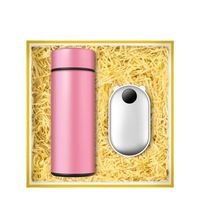 Ensemble cadeau d'entreprise promotionnel OEM unique en vente flash : chauffe-mains, batterie externe, impression UV, couleurs et logo personnalisés