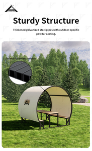 Custom Outdoor Small Event <b>Tent</b> Table Chair Four-Season <b>Waterproof</b> 5000mm UPF50+ Double Layer Easy Camping <b>Tent</b> Round Table <b>Tent</b> - Product Image 6