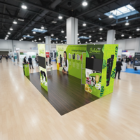 Мобильный выставочный стенд EXPO 30MINS QUICK BUILD с индивидуальной сублимационной печатью, модульный, на алюминиевом каркасе, с натяжной тканевой поверхностью