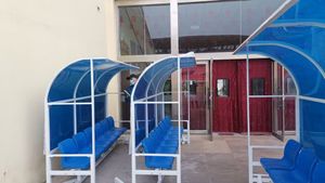 Venta caliente 4 Asientos 6 Asientos Banco <span class=keywords><strong>de</strong></span> fútbol/Asientos Jugadores <span class=keywords><strong>de</strong></span> fútbol portátiles Dugout Fútbol al aire libre Bleacher Banco <span class=keywords><strong>de</strong></span> fútbol - Product Image 5