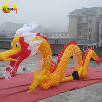 Dragons gonflables géants, dragons chinois gonflables pour le divertissement lors d'événements