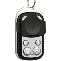 Clé duplicatrice universelle 4 boutons Télécommande 433MHZ Clone Code d'apprentissage fixe Utilisation du code roulant pour porte de garage