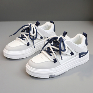 Zapatos de Mujer Hechos en China, Tendencia de Moda 2024, Zapatos Deportivos Casuales Transpirables, Zapatos Planos Blancos - Product Image 1