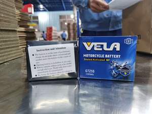 VELA bonne Performance de démarrage, plomb-acide 12V, <span class=keywords><strong>Aki</strong></span> moteurs GTZ5S, batterie de moto Gel 12V, 6,5 ah - Product Image 3