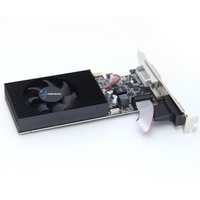 Fournisseur d'occasion Carte graphique de jeu discrète en gros GT610 710 730 740LP DDR3 SDDR3 Ventilateur de refroidissement pour ordinateur de bureau