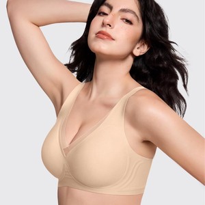 <span class=keywords><strong>Reggiseno</strong></span> OEM Senza Cuciture con Scollo Profondo a V, Push-up Senza Ferretto, <span class=keywords><strong>Super</strong></span> Traspirante, Taglio Laser per Donne - Product Image 2