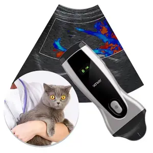 Huisdier Dierlijke Gebruik Sonde Apparatuur Monitor Dierenarts Veterinaire Echografie Scanner Machine Voor Usb Draadloze Wifi Mini Handheld