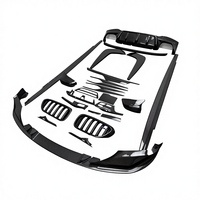Kit carrosserie en carbone sec pour BMW Série 5 F90 M5 2018-2019 : Pare-chocs, diffuseur avant, spoiler arrière, jupes latérales, intérieurs, coques de rétroviseurs