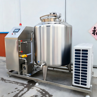 Machine de pasteurisation de boissons au prix d'usine / Pasteurisateur de jus de fruits / Pasteurisateur de lait 300L avec machine de refroidissement