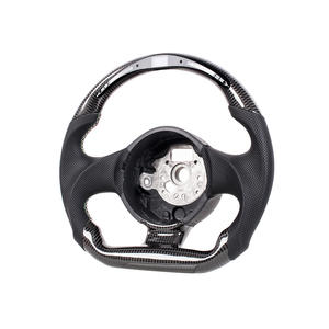 Etiquette de retour professionnelle OEM noire Nappa italienne tricolore 09-14 pour volant Lamborghini Gallardo - Product Image 4