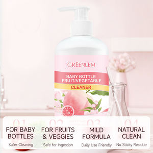 น้ำยาทำความสะอาดผักและผลไม้สำหรับครัวเรือน Greenlem แบบ OEM/ODM/OBM บรรจุขวด มีส่วนผสมของสารออกฤทธิ์ 5%-15% - Product Image 5