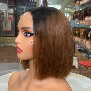 Exquisita Peluca Bob de Cabello Humano Vietnamita de 8 Pulgadas, Ultra Liso, con Encaje 4x4, Encanto Natural y Seductor - Product Image 2