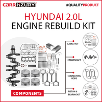 Nuevo Kit de reconstrucción de motor Carrhzury 23110-2E501 compatible con 2011-2022 Hyundai Kia G4NC 2.0L 623V6-2EH00 20910-2EH02 23510-2E001