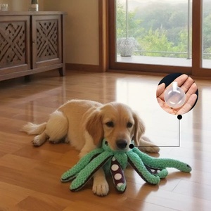 Juguete de Peluche con Sonido para Perros, Pulpo, Juguete Interactivo para Perros, Juego de Tira y Afloja - Product Image 6