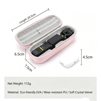 Étui de protection rigide en EVA pour DJI Pocket 4, sac de transport, housse de voyage antichoc et étanche