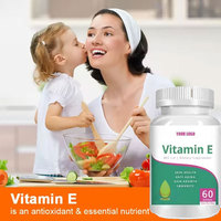 Capsules de Vitamine E Bio en Gélules Molles, Supplément Capillaire 400 UI, Huile de Vitamine E Halal, Capsules Molles Naturelles de Vitamine E pour Soins de la Peau