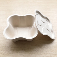 Boîte en pulpe moulée d'une seule pièce pour jouets en peluche, emballage personnalisé écologique et durable
