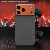 Coque pour iPhone, nouvelle arrivée, texture en fibre de carbone ultra-lisse, revêtement en caoutchouc, étui pour téléphone portable pour 17 18 16 15 Pro Max