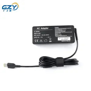 도매 노트북 충전기 전원 공급 장치 노트북 Ac 어댑터 20v 4.5A 90W 노란색 USB 핀 어댑터 르 노보 용