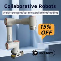 Envío Gratuito, Robot Colaborativo de 6 Ejes, Programable Manualmente, Compatible con Soldadura, Manipulación de Materiales y Paletización