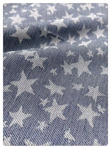 Printemps et été Star Jacquard tissu denim lavé en gros haut de gamme vêtements tissu pour pantalon veste sacs casquettes - Product Image 4