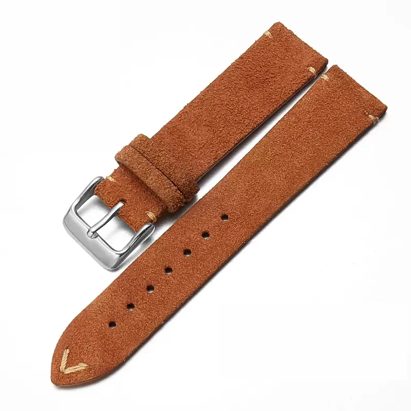 Suede Leather Watch Bands 18mm 20mm 22mm Fashion Women Nubuck Watch Wrist Strap Unisex Watch Accessories