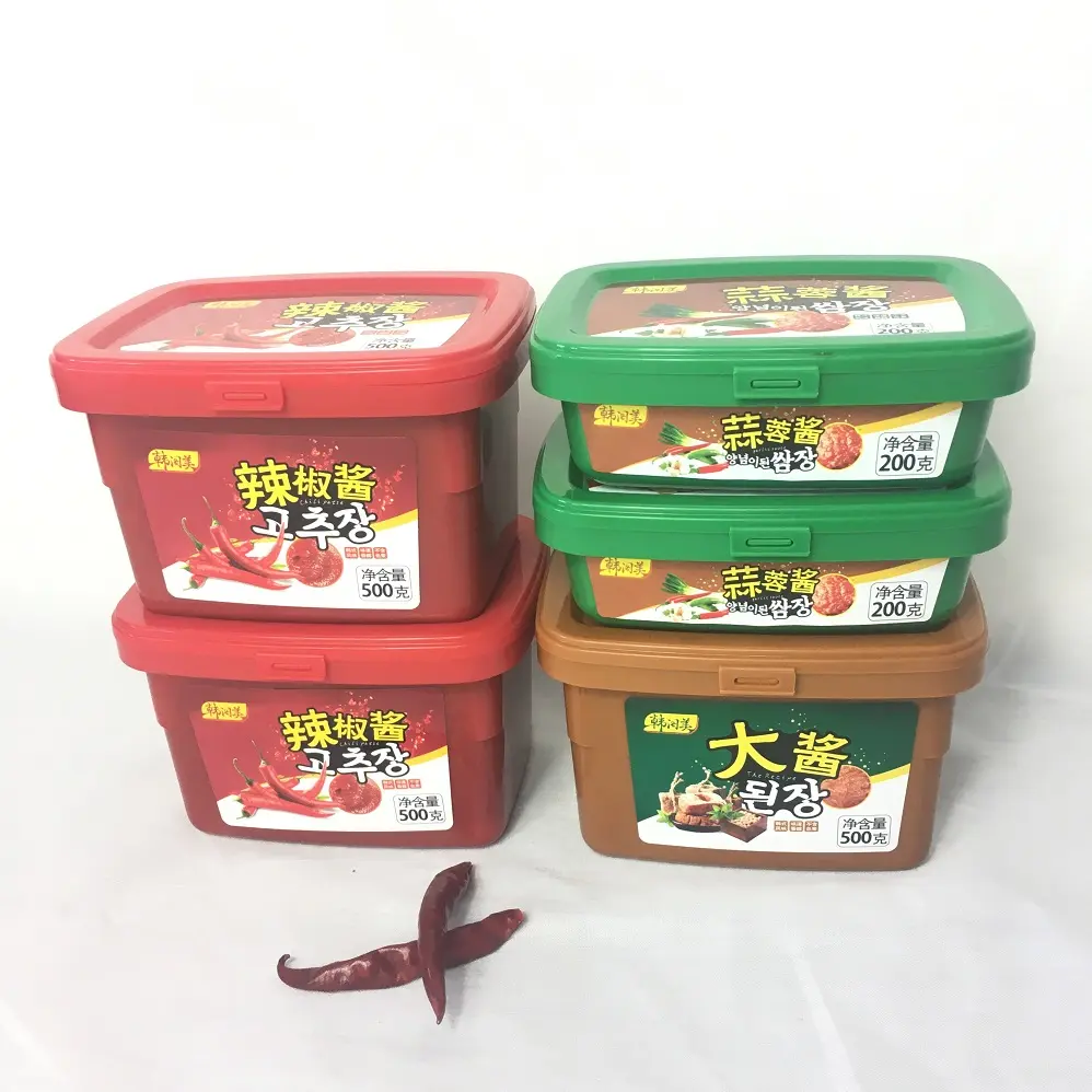 Корейская красная перцевая паста Gochujang Doenjang и Ssamjang паста