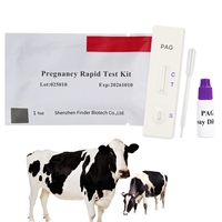 Bandes de test rapide de diagnostic vétérinaire, kit de test de maladie animale en une étape pour clinique vétérinaire et usage agricole, OEM disponible