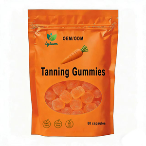 Gomitas Autobronceadoras Lytam OEM Sin Azúcar, con Licopeno y Astaxantina Naturales, para Mujeres, Piel Negra Brillante - Product Image 1