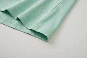 เสื้อยืดคอกลมแขนสั้นผ้าฝ้ายสีเขียวอ่อนสำหรับผู้ชายปรับแต่งได้ - Product Image 6