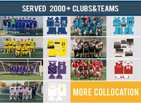 Ystar Nuevo Diseño Personalizado Uniforme de Fútbol para Hombre, Camiseta de Fútbol, Jersey Personalizado, Equipación de Fútbol