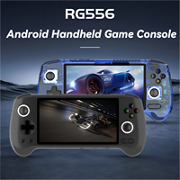 Console de jeu portable rétro classique Tiger RG556 avec processeur intégré, WiFi 5.0, écran 1080x1920, batterie 5500 mAh