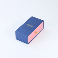 Boîte cadeau coulissante de luxe rigide en matériaux recyclés de papier spécial personnalisé avec lamination brillante pour flacons de parfum en verre et pots