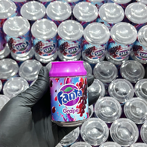 PCR25 Custom 100ml Mini Soda Dose Aufbewahrung Plastik gläser mit Schraub verschluss für Salat Zucker Snack Cookie Beads Powder Candy - Product Image 3