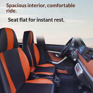 טנדר חשמלי בעל ארבעה גלגלים למשק בית, רכב נייד קטן, אנרגיה חדשה, סגור לחלוטין, דו-שימושי, רכב שטח למבוגרים, 55 ק\"מ/שעה, 1.5-3 קילוואט. - Product Image 4