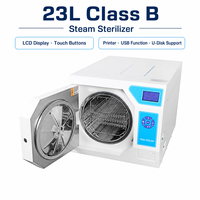Sterilisator Uap Meja OSCAT 23L Kelas B untuk Klinik Hewan dengan Printer & Ekspor Data USB untuk Penggunaan Klinik Hewan EX-DGT