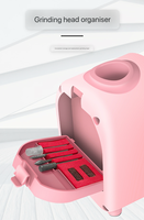 Kit de manucure portable, mini perceuse à ongles électrique personnalisée, pour salons de manucure, haute vitesse, silencieuse, compacte, coffret cadeau, multi-prises pour gel