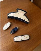 Lot de pinces à cheveux coréennes scintillantes pour filles, design géométrique coloré et élégant en acétate lisse avec strass