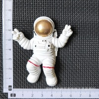 Personnalisé résine Artisanat Astronaute Réfrigérateur Aimants 3D Solide Aimant Résine Moules Vaisseau Spatial Décoration de La Maison Figurine