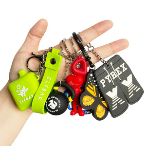 Llavero Personalizado de PVC Suave / Llaveros de Goma Blanda / Llavero de Silicona 2D/3D de Goma PVC con Su Nombre o Logo - Product Image 1