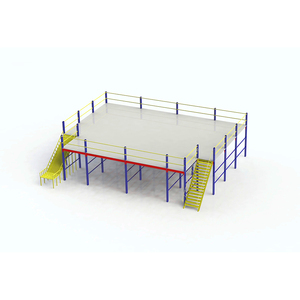 Système de rayonnage <span class=keywords><strong>d</strong></span>'entrepôt multi-niveaux personnalisé, plateforme de plancher en acier pour mezzanine - Product Image 3
