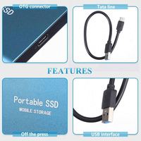 OEM Disco rigido esterno SSD 64GB 128GB 256GB 512GB 1TB 2TB 4TB Disco Duro Disco rigido portatile USB