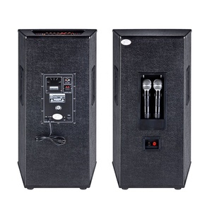 大型サウンド 15インチ 150W×2 アウトドア アクティブ プロフェッショナル ステージ ペア スピーカー サウンドシステム ワイヤレスマイク2本付き ステージパフォーマンス用 - Product Image 6