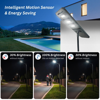 Lámpara Solar Integrada de 50W para Exteriores, Impermeable, con Cámara de Seguridad, de Alta Potencia, para Hogar, Jardín, Camino