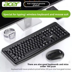 สำหรับ <span class=keywords><strong>ACER</strong></span> OAK110คีย์บอร์ดและ<span class=keywords><strong>เมาส์</strong></span><span class=keywords><strong>ไร้</strong></span><span class=keywords><strong>สาย</strong></span>1000dpi พร้อมปุ่มฟังก์ชั่นมัลติมีเดียสำหรับโฮมออฟฟิศแล็ปท็อป - Product Image 1