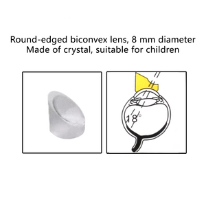 Instruments ophtalmiques, lentilles grossissantes chirurgicales, lentilles convexes et concaves, lentilles grand angle, lentilles doublement concaves, prismes - Product Image 2