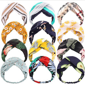 ربطة رأس نسائية مرنة وعصرية وعصرية متعددة الألوان نمط شيفون واسعة تمتد لفصل الخريف والصيف - Product Image 2