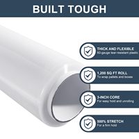 Rouleau d'emballage élastique PE industriel personnalisé Emballage de meubles de transport de palette de film plastique transparent