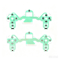 Film conducteur pour manette PS4, film conducteur pour manette PS4 PRO, coussinet en caoutchouc souple, plaque souple PS4